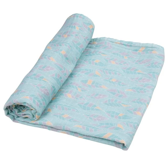 Set of 3 Playgro Fauna Friends muslin nappies for changing, soft and gentle made of bamboo and cotton, size 120 x 120 cm