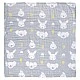 Playgro Fauna Friends 100% natural cotton baby muslin blanket for stroller, size 70 x 70 cm