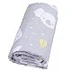 Playgro Fauna Friends 100% natural cotton baby muslin blanket for stroller, size 70 x 70 cm