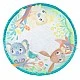 Активна гимнастика с дървена арка Playgro Fauna Friends, с три свалящи се играчки и подплатено кръгло килимче, 0м+