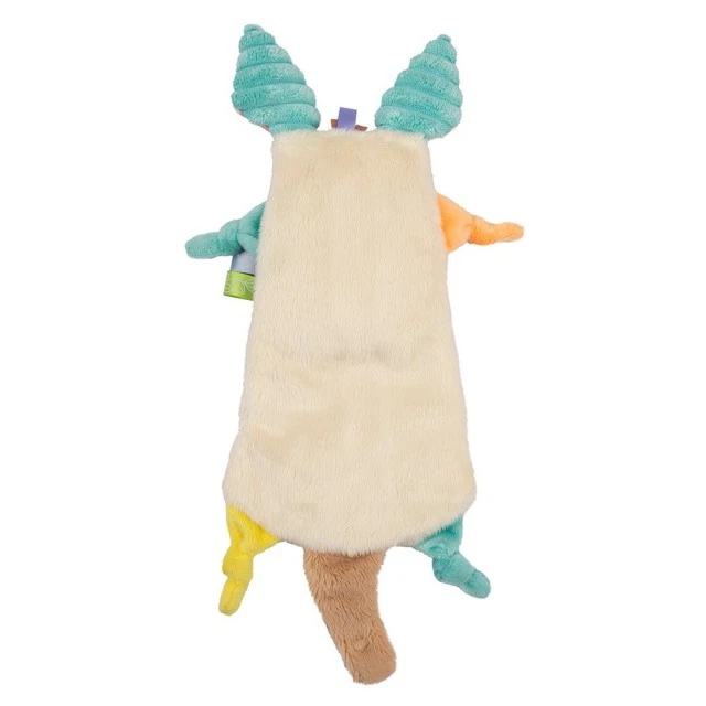 Soft plush cuddling cloth Kangaroo Playgro Fauna Friends, with clip for attaching to stroller