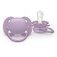 Set of 2 orthodontic silicone pacifiers Philips AVENT Ultra Soft SCF091/43, in a sterilization box, plant-based