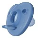 Комплект от 2 бр. ортодонтски силиконови залъгалки за новордени Philips Avent SOOTHIE SCF099/26 в кутия за стерилизиране, сини