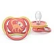2 pieces of orthodontic silicone pacifiers Philips AVENT SCF349/47 Ultra Air, 18m+, with pictures, in a sterilization box