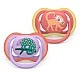 2 pieces of orthodontic silicone pacifiers Philips AVENT SCF349/47 Ultra Air, 18m+, with pictures, in a sterilization box