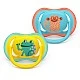 2 pieces of orthodontic silicone pacifiers Philips AVENT SCF349/58 Ultra Air, 18m+, with pictures, in a sterilization box