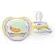 2 glow-in-the-dark orthodontic silicone pacifiers Philips AVENT SCF376/25 Ultra Air NightTime, 0-6m, with pictures, in a sterilization box