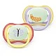 2 glow-in-the-dark orthodontic silicone pacifiers Philips AVENT SCF376/25 Ultra Air NightTime, 0-6m, with pictures, in a sterilization box