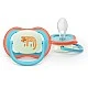 2 glow-in-the-dark orthodontic silicone pacifiers Philips AVENT SCF376/32 Ultra Air NightTime, 18m+, with pictures, in a sterilization box