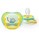 2 glow-in-the-dark orthodontic silicone pacifiers Philips AVENT SCF376/32 Ultra Air NightTime, 18m+, with pictures, in a sterilization box