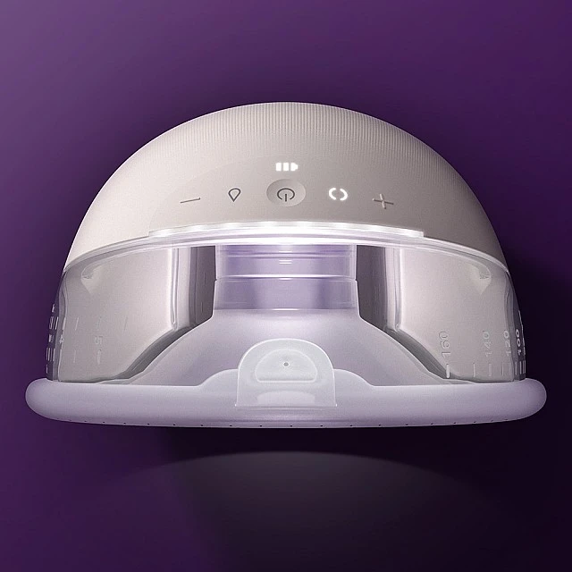 Двойна безжична Hands-free помпа за кърма Natural Care SCF495/11, дискретно се побира в сутиена, с вграден задвижващ мотор с акумулаторна батерия