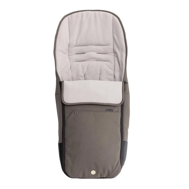Mutsy NIO Sea Green pram sleeping bag with seat and black decorative elements