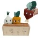 Tiny Love's Garden of Adventures Eco Series My First Garden Set, with 3 Cotton Fruit Toys and a Wooden Box, 18m+