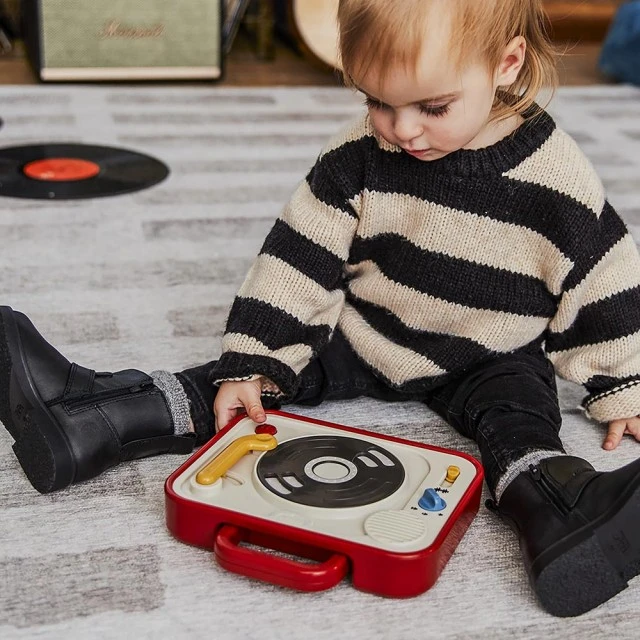 Electronic musical toy DJ Station Tiny Rockers, 13 rock’n’roll melodies, rotating peek-a-boo disc, 12m+