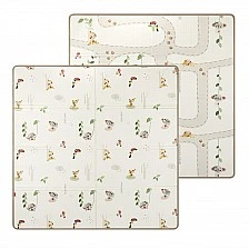 Tiny Love Boho Chic XL foldable play mat, size 150x150 cm, thickness 1 cm, double-sided design, waterproof surface, compact folding