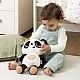 Плюшена Панда за гушкане Tiny Love Snuggly Buddy от серията Black&White Décor, с 5 успокояващи звука е ефект 