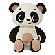 Плюшена Панда за гушкане Tiny Love Snuggly Buddy от серията Black&White Décor, с 5 успокояващи звука е ефект 
