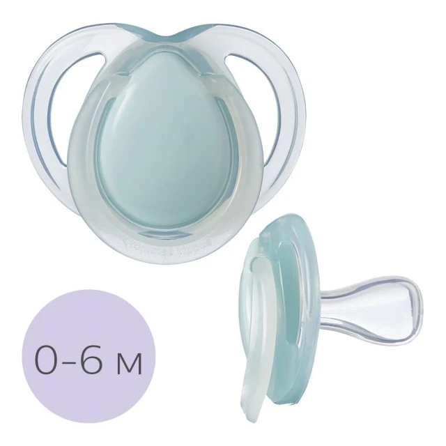 Tommee Tippee Micro Steri microwave steam sterilizer, with included orthodontic pacifier 0-6m