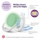 Комплект от 2 бр. светещи в тъмното ортодонтични залъгалки Philips Avent Ultra Air Night SCF376/23 и кутия за стерилизиране, 18м+