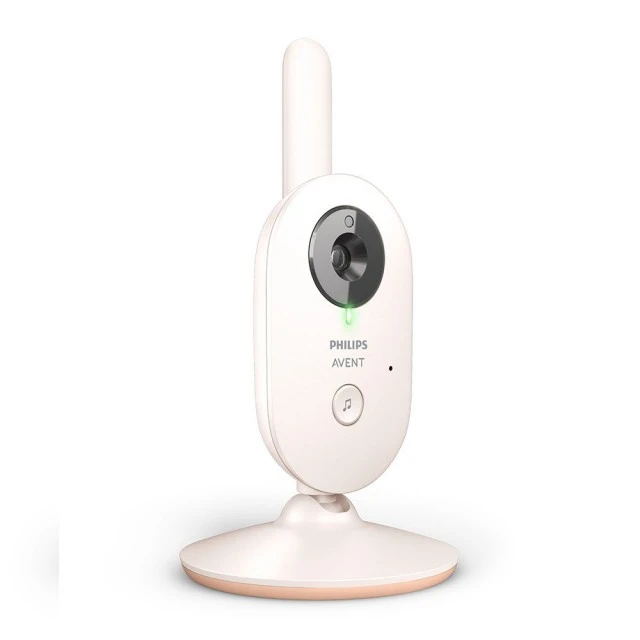Digital video baby monitor Philips AVENT Advanced SCD881/26 with 2.8 colour screen, 2 x Zoom, night vision, two-way audio, 6 soothing melodies, Coral/Cream