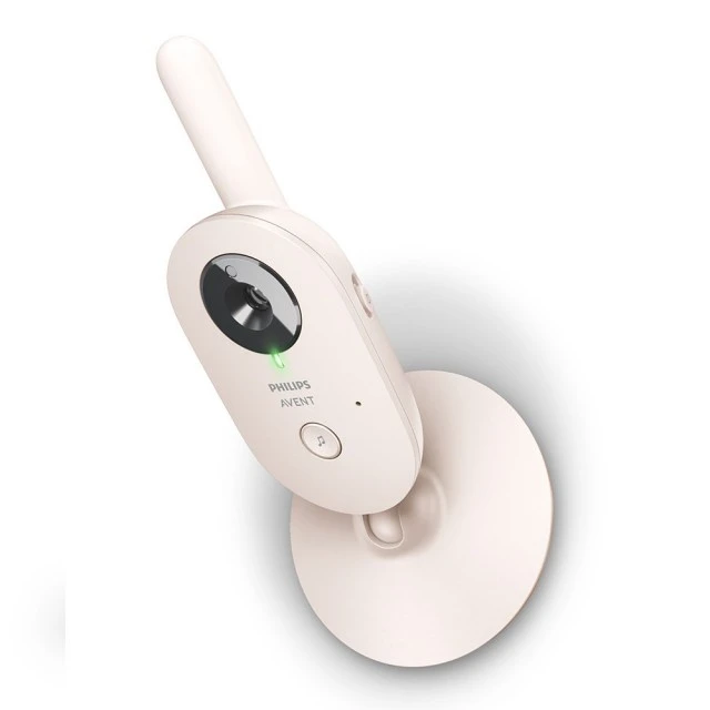 Digital video baby monitor Philips AVENT Advanced SCD881/26 with 2.8 colour screen, 2 x Zoom, night vision, two-way audio, 6 soothing melodies, Coral/Cream