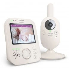 Digital video baby monitor Philips AVENT Premium SCD891/26 with 3.5" colour screen, night vision, two-way communication and thermometer