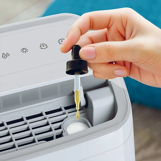 Philips air dehumidifier with compressor, NanoCloud technology, for rooms up to 150 m³, capacity of 34.3 l/day, 4 l tank, aromatherapy