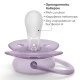 Set of 2 orthodontic pacifiers Philips AVENT SCF091/09 Ultra Soft 0-6m, with Elephant and Palm decorations, in a sterilization box