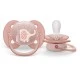 Set of 2 orthodontic pacifiers Philips AVENT SCF091/09 Ultra Soft 0-6m, with Elephant and Palm decorations, in a sterilization box