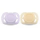 Set of 2 orthodontic pacifiers for newborns Philips AVENT SCF075/01 Ultra Start 0-2m, in orange and purple, in a sterilization box