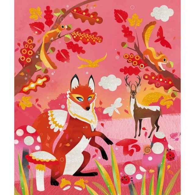 Recreate the seasons with pearl paint