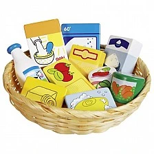 Хранителни продукти в кошница