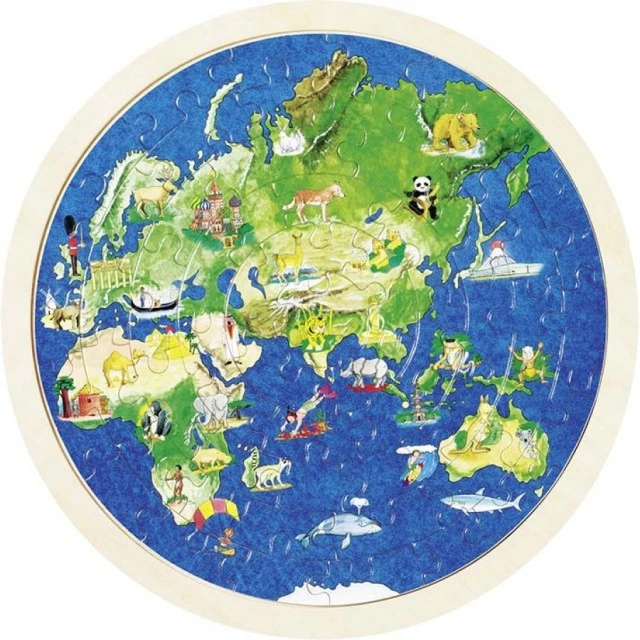 Globe puzzle