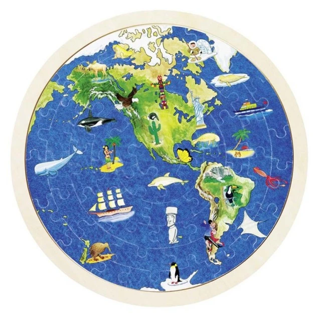 Globe puzzle
