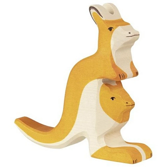 Kangaroo with little HOLZTIGER