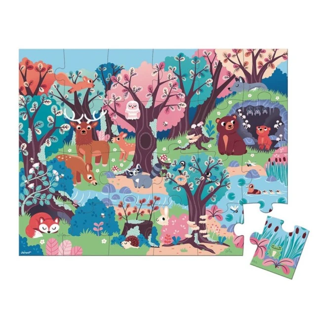 Magic puzzle, The forest