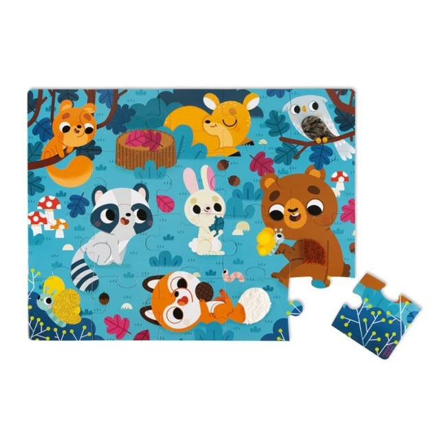 Tactile puzzle - Forest animals