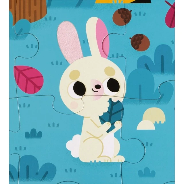 Tactile puzzle - Forest animals