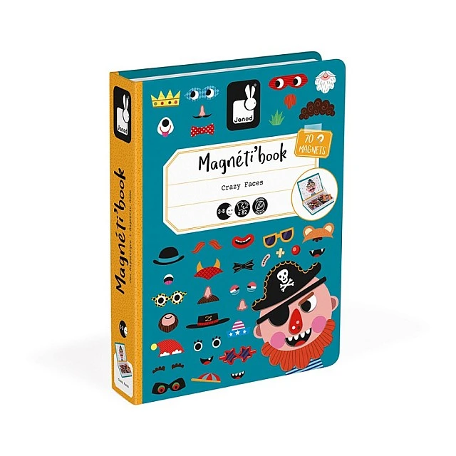 Magnetic book - Funny faces of boys