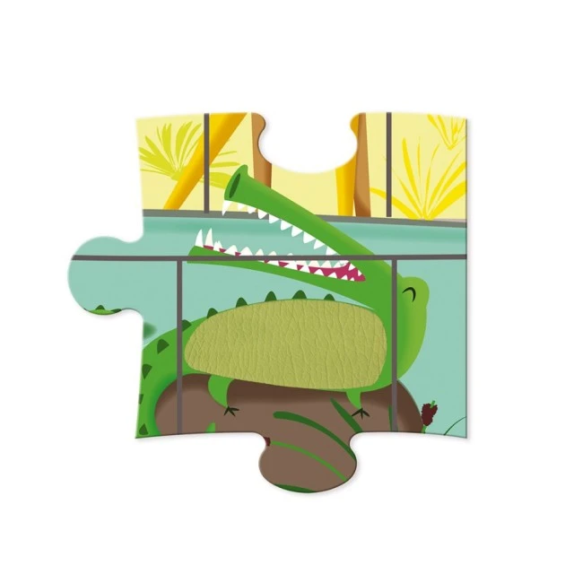 Tactile puzzle - A day at the zoo