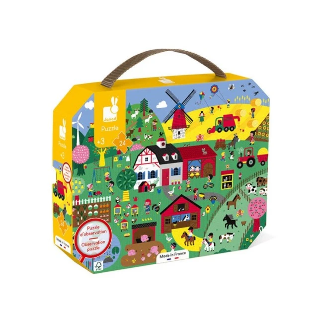 Observation puzzle - Farm (24 pieces)