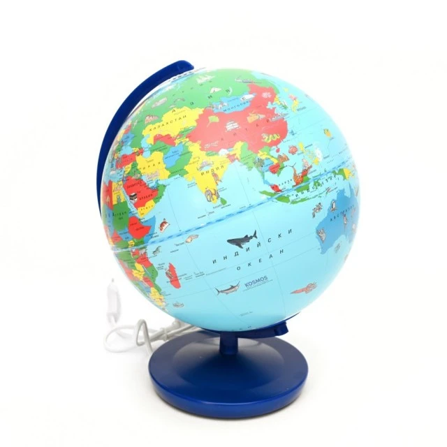 Children’s globe, political, 26 cm, luminous
