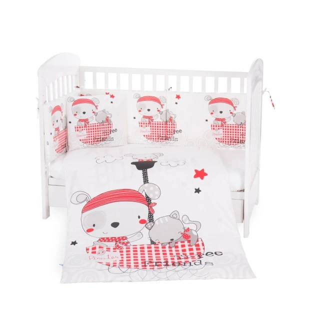 Baby bedding set 6 pieces 60/120 Pirates
