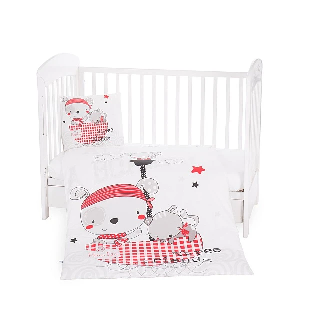 Pirates 3-piece baby bedroom set