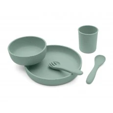 Сет за хранене 5 части Platinum Silicone Sage