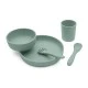 Сет за хранене 5 части Platinum Silicone Sage