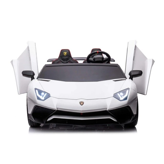 Battery car Licensed Lamborghini Aventador SVJ White
