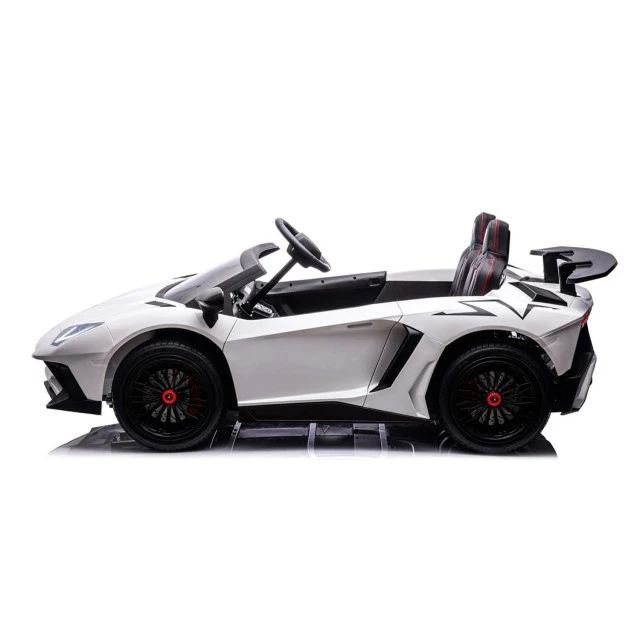 Battery car Licensed Lamborghini Aventador SVJ White