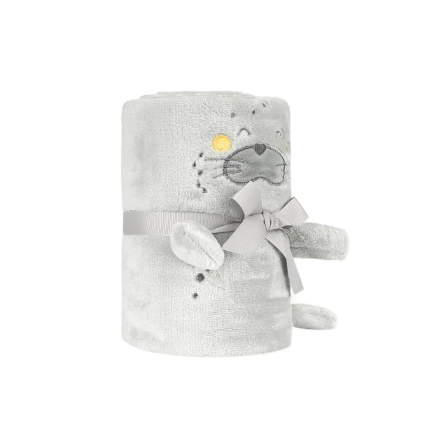 Baby blanket with 3D embroidery Seally Me