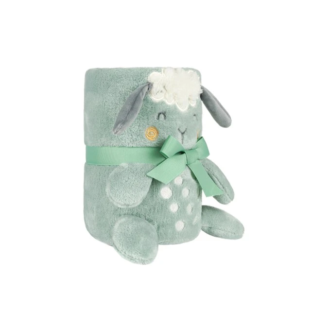 Бебешко одеяло с 3D бродерия Sleepy Sheep